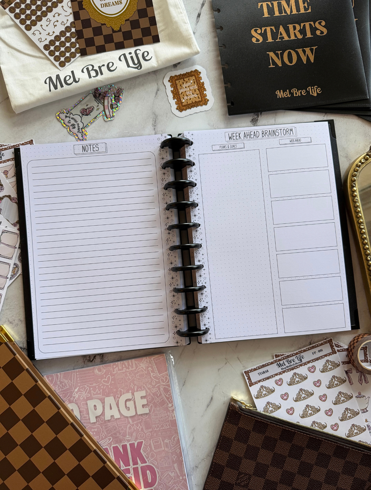 Fairytale Plans Planner Cover & Discs | Reversible Neutral Design