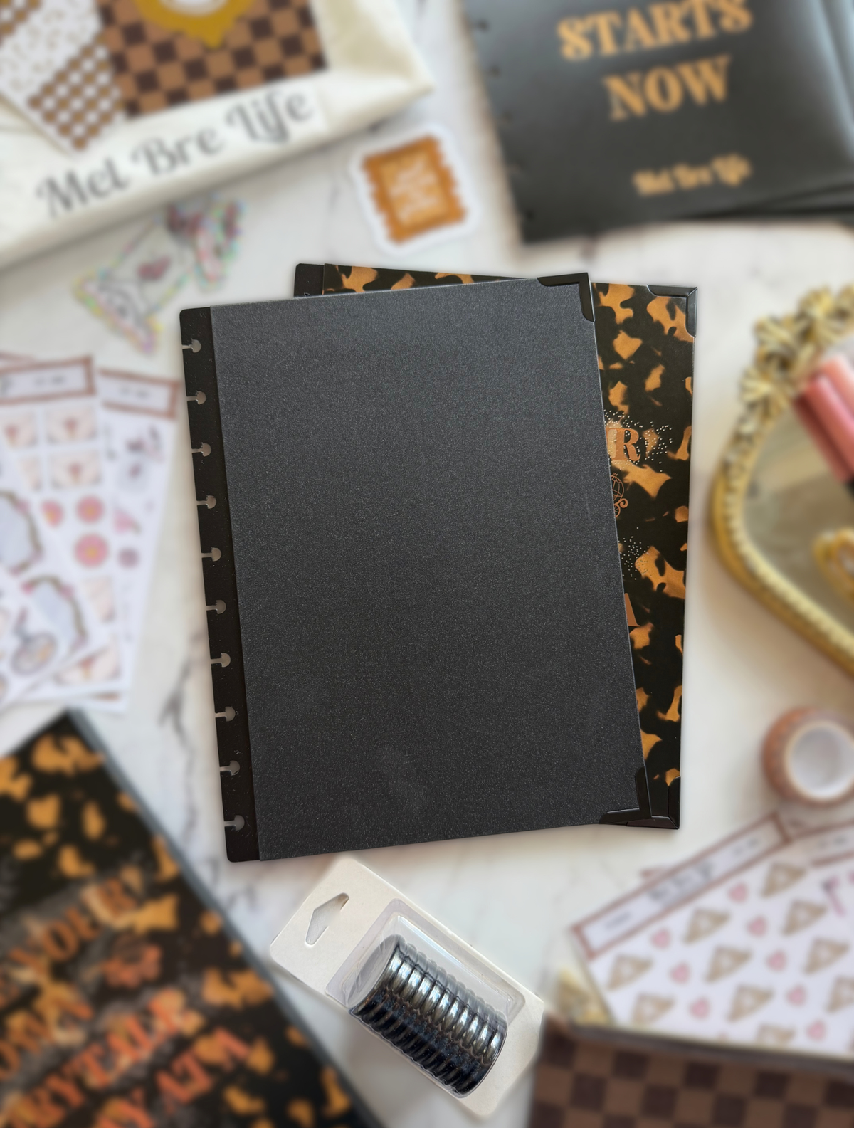 Fairytale Plans Planner Cover & Discs | Reversible Neutral Design