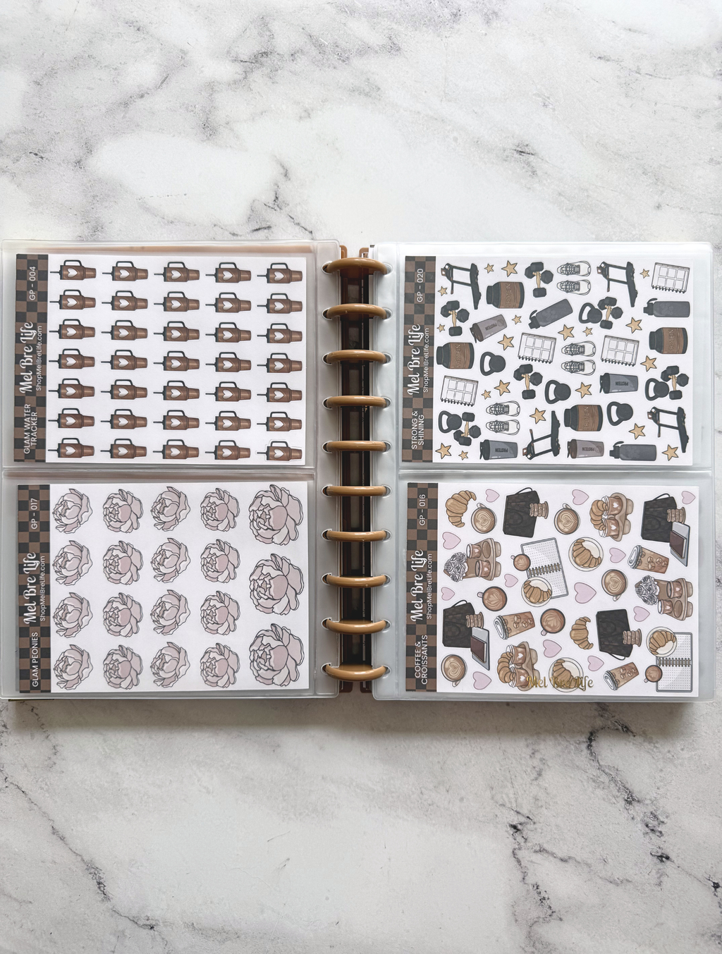 Clear Planner Pocket Organizer | 3-Pack