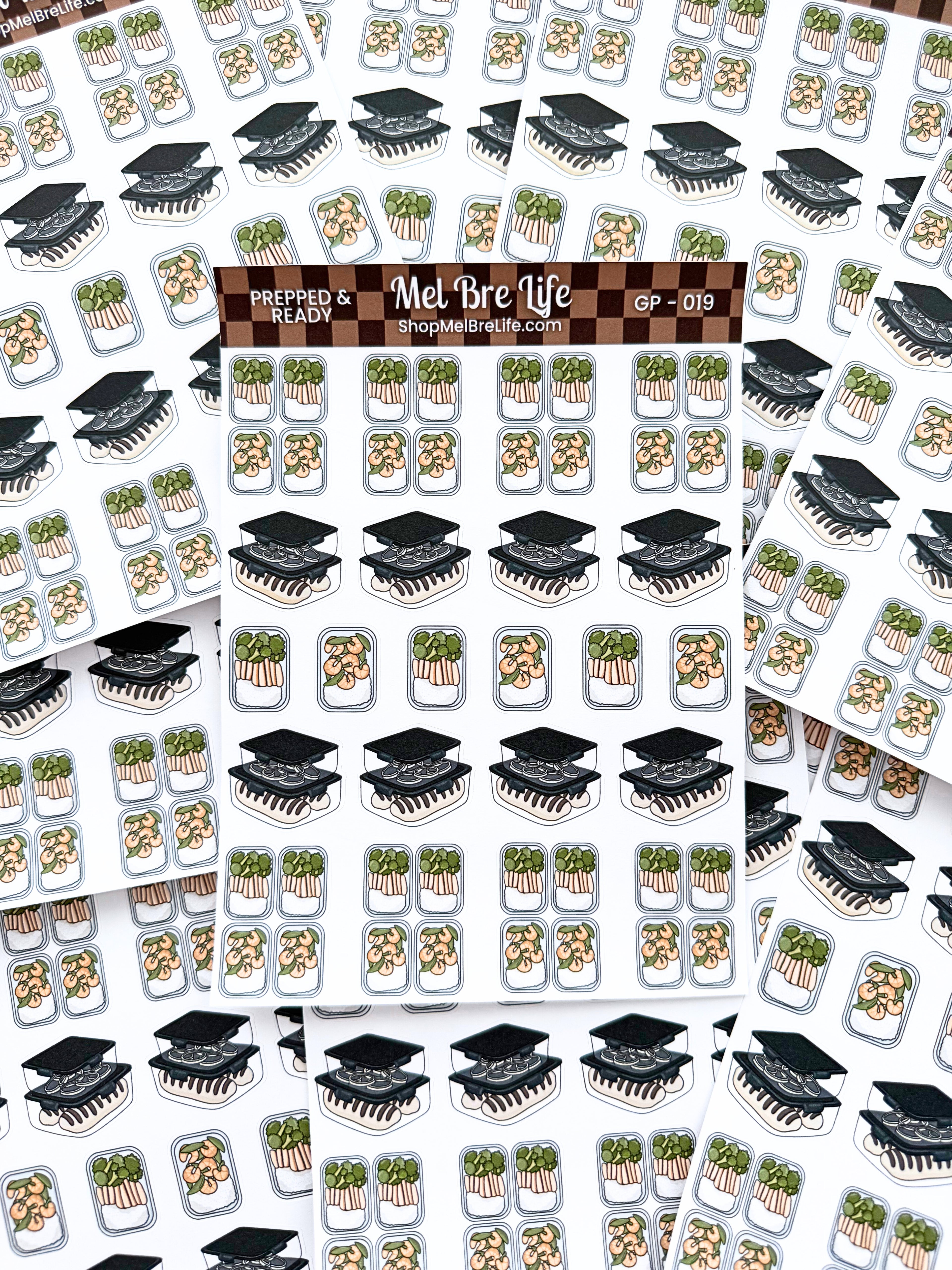 Strong & Shining Fitness Sticker Sheet | Glam Plans Collection