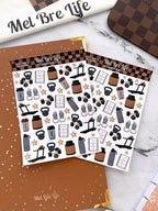 Strong & Shining Fitness Sticker Sheet | Glam Plans Collection