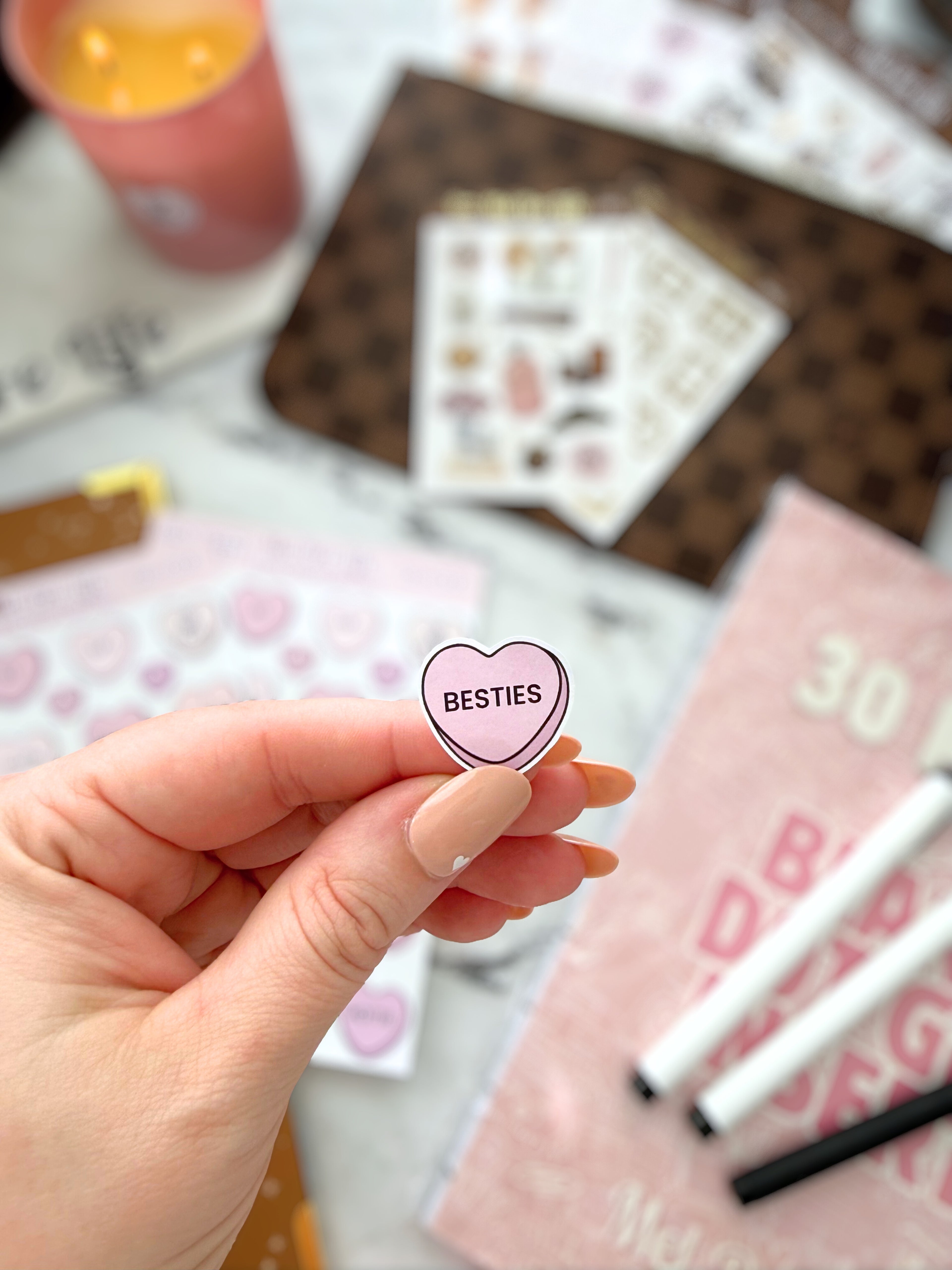 Galentine Candies Sticker Sheet | Valentine’s Collection