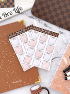 Glam Plans Sticky Notes Sticker Sheet | Glam Plans Collection
