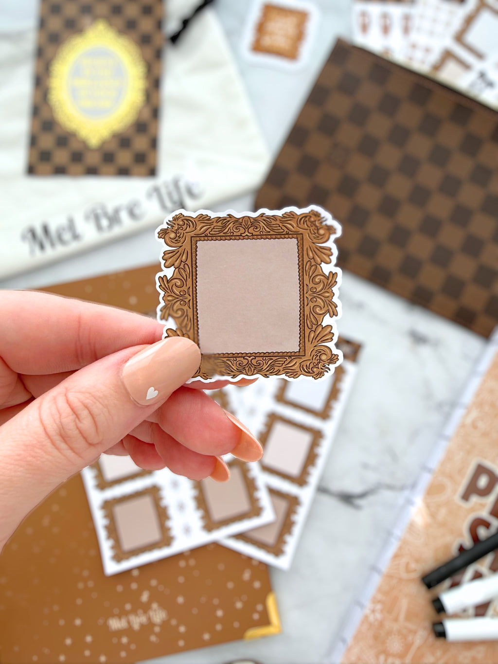 Glam Frames Sticker Sheet | Glam Plans Collection