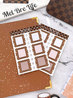 Glam Frames Sticker Sheet | Glam Plans Collection