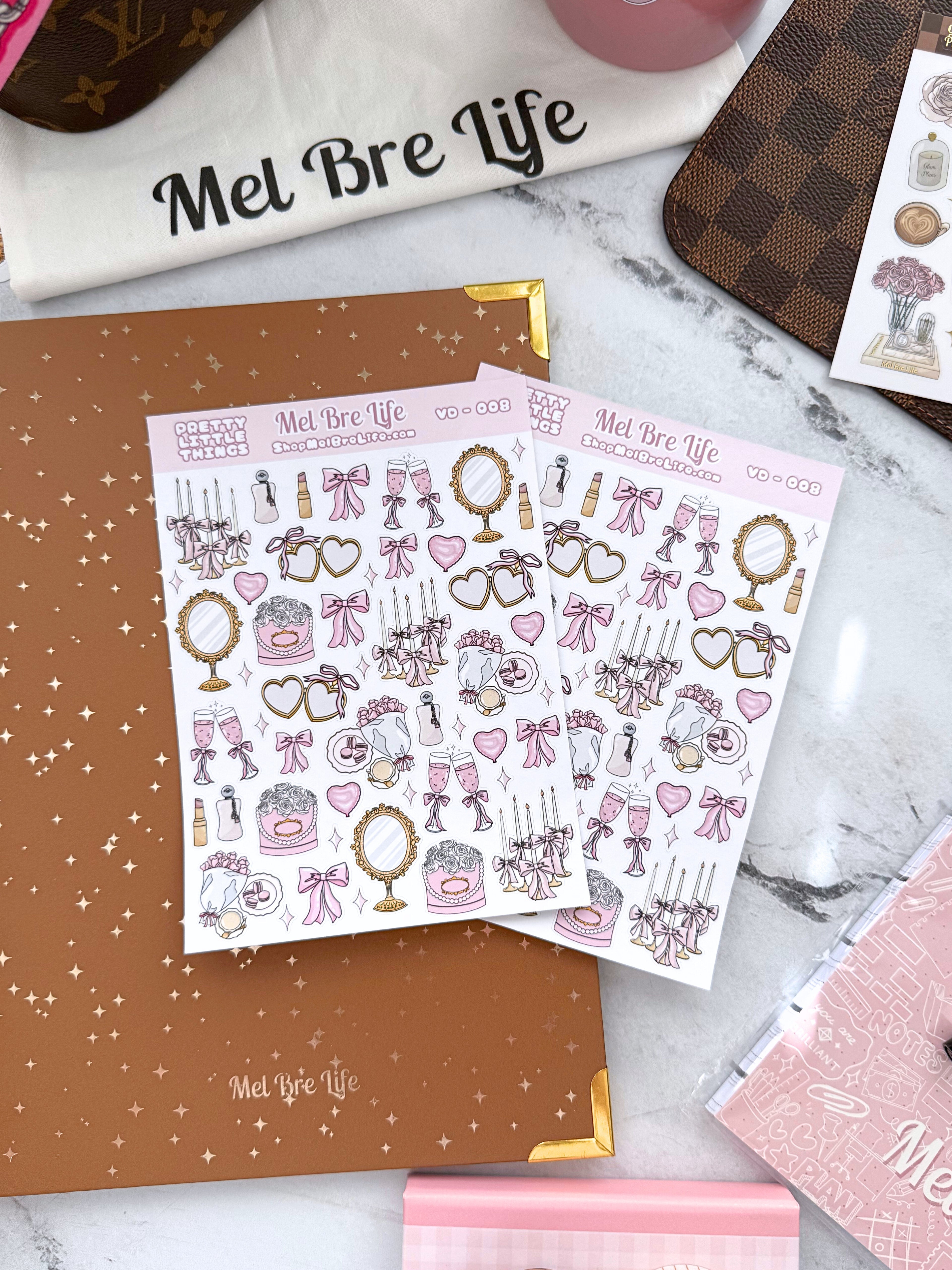 Pretty Little Things Sticker Sheet | Valentine’s Collection