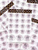 Pink Roses Sticker Sheet | Glam Plans Collection