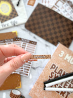 Glam Days of the Week Sticker Sheet | Glam Plans Collection