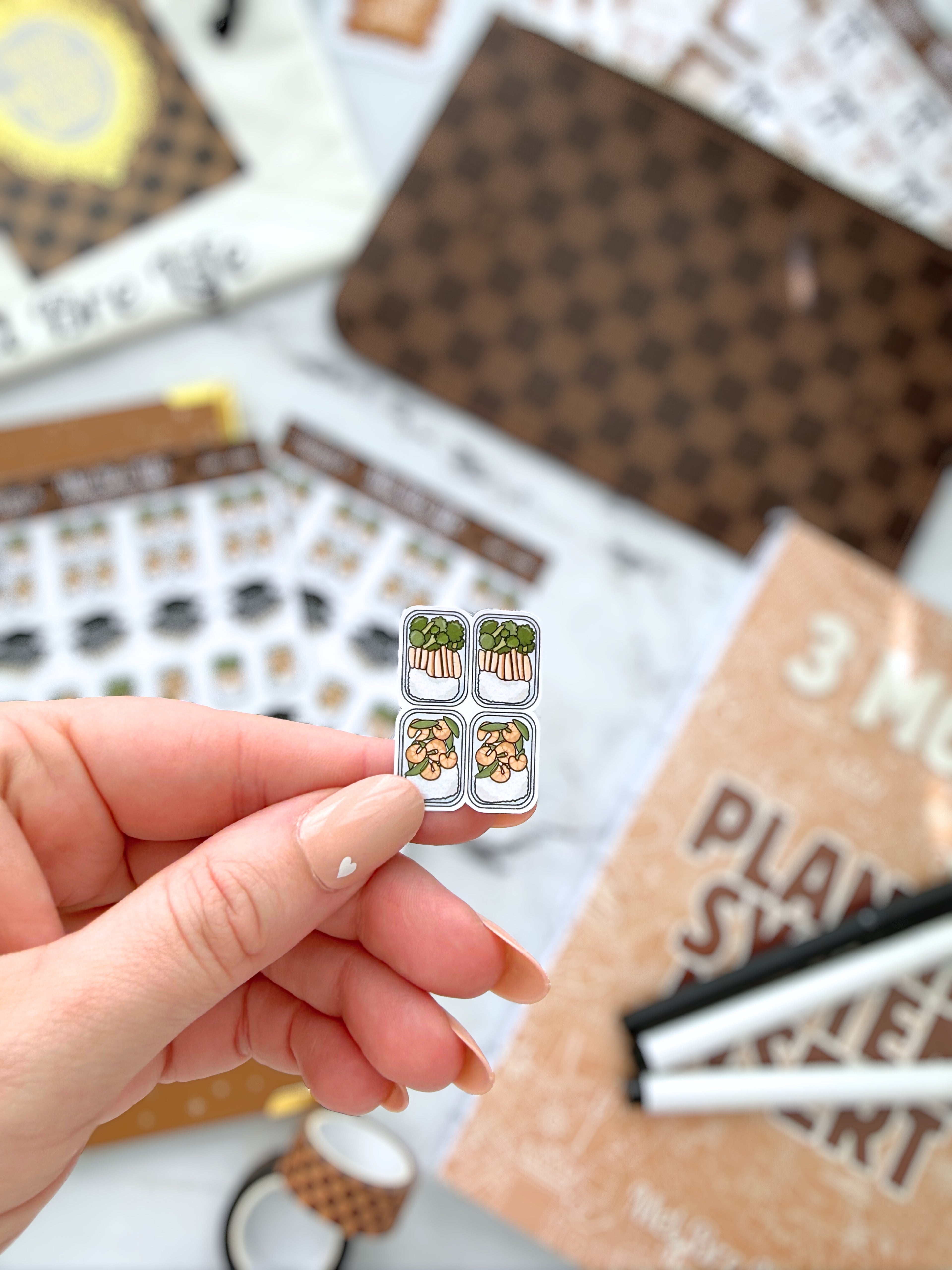 Prepped & Ready Sticker Sheet | Glam Plans Collection