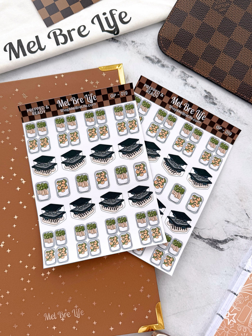 Prepped & Ready Sticker Sheet | Glam Plans Collection
