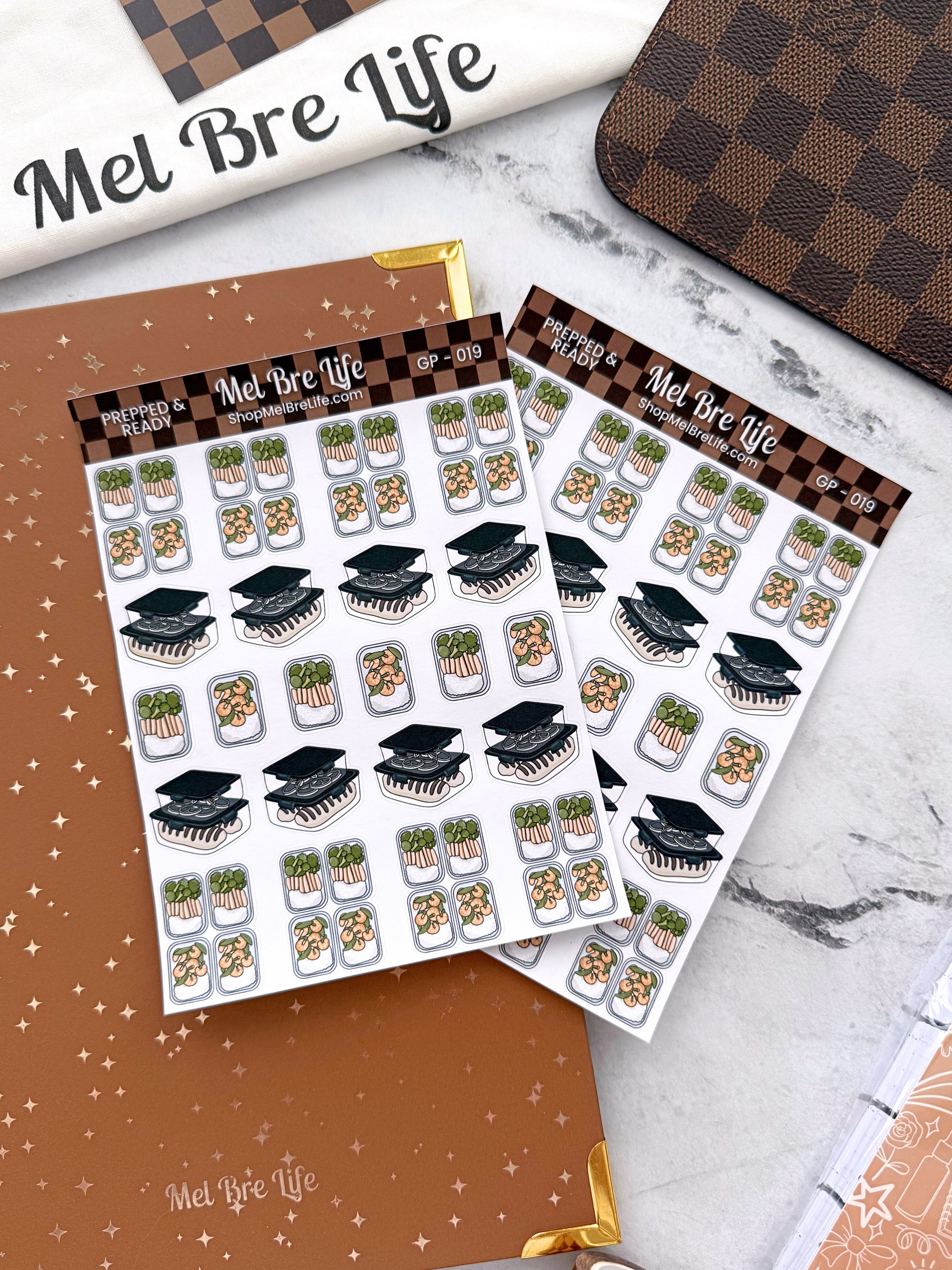 Prepped & Ready Sticker Sheet | Glam Plans Collection