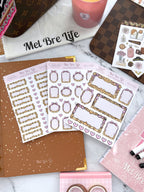 Mixed Bow Frames Sticker Sheet | Valentine’s Collection
