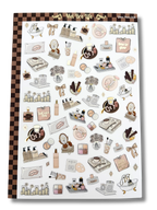 Glam Plans Collection - The Self-Care Edit 008 | Luxe Clear Matte Planner Sticker Sheet