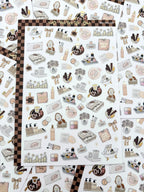 Glam Plans Collection - The Self-Care Edit 008 | Luxe Clear Matte Planner Sticker Sheet