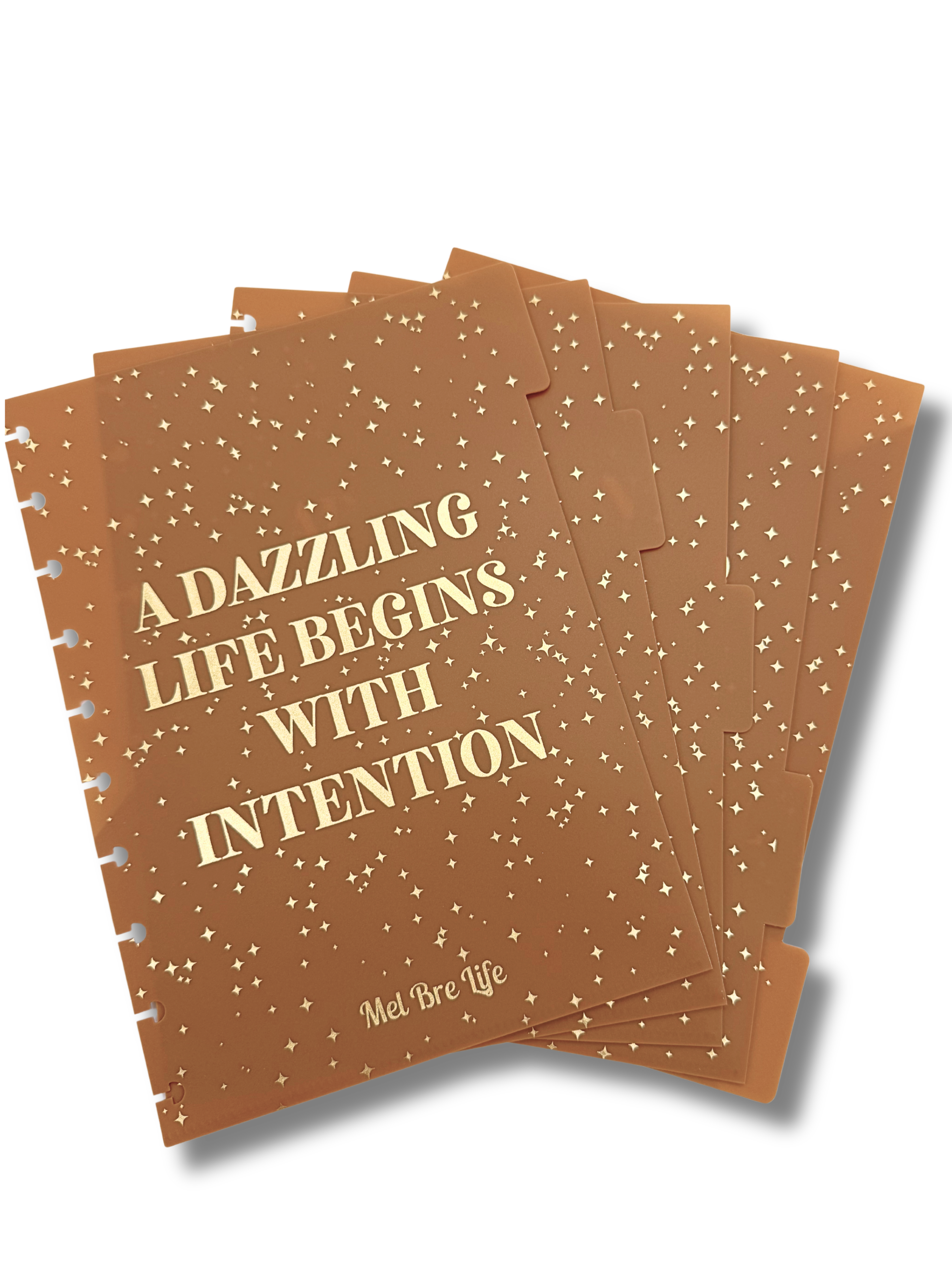 Glam Plans Collection | Luxe Motivational Planner Dividers with Pockets