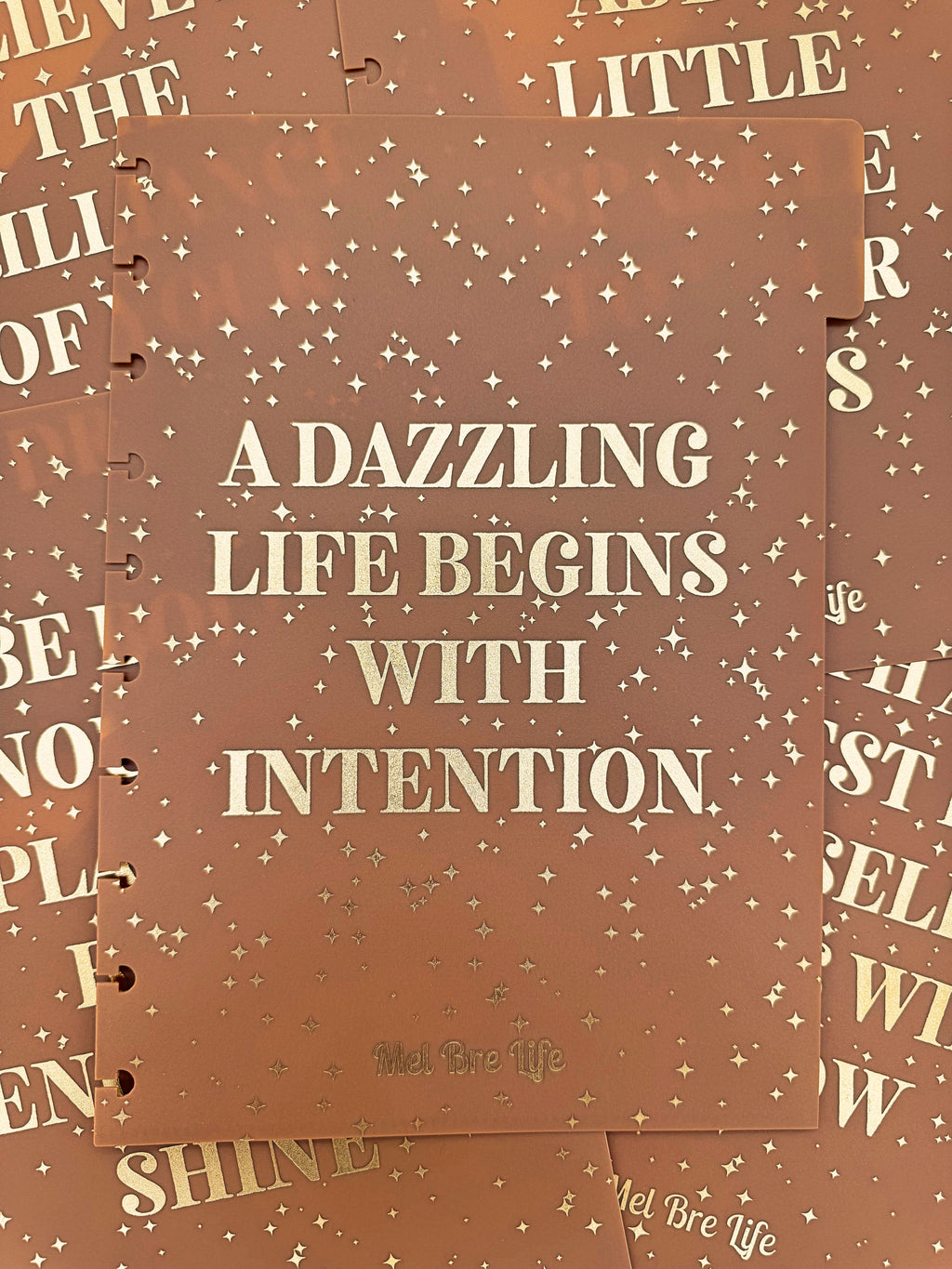 Glam Plans Collection | Luxe Motivational Planner Dividers with Pockets