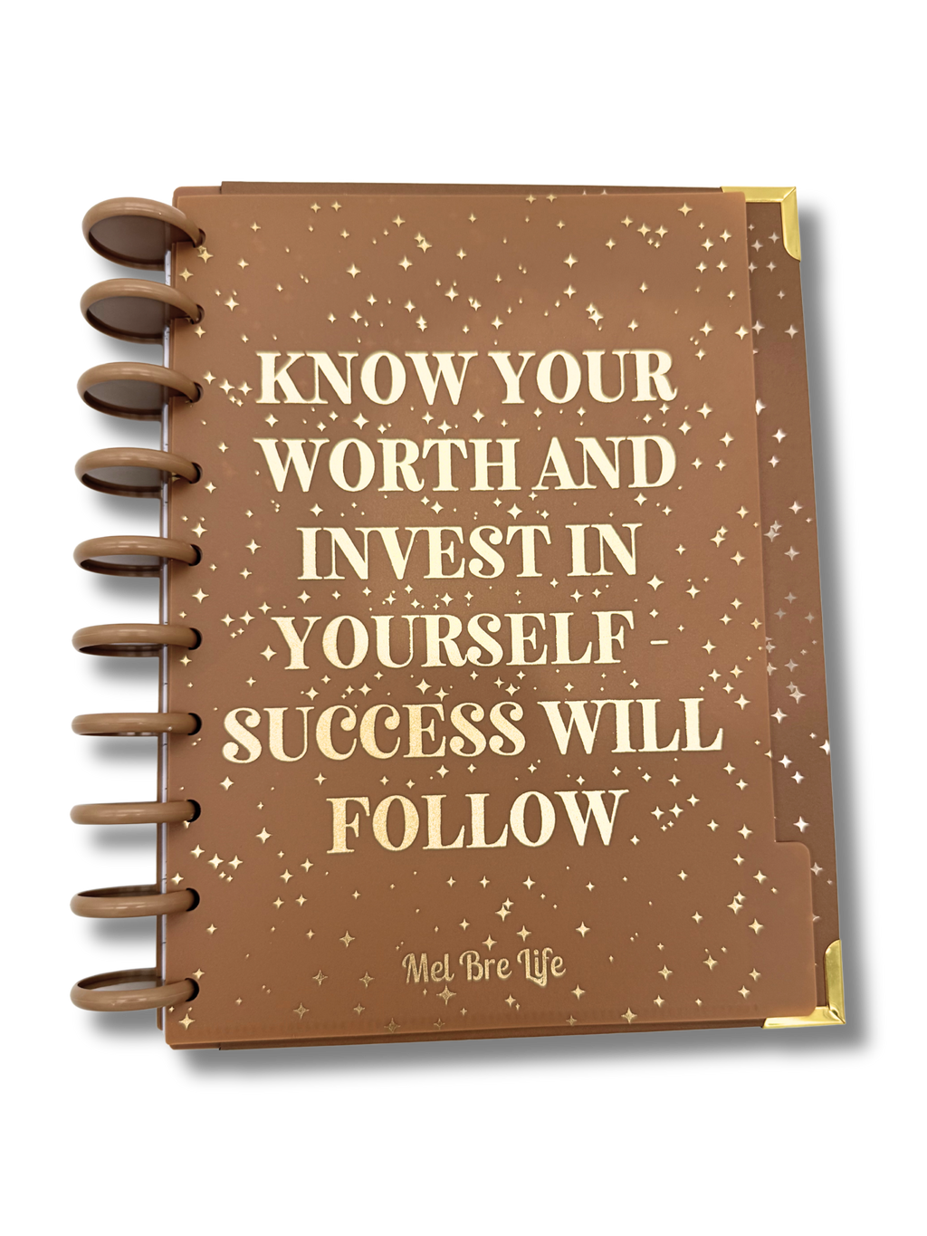 Glam Plans Collection | Luxe Motivational Planner Dividers with Pockets