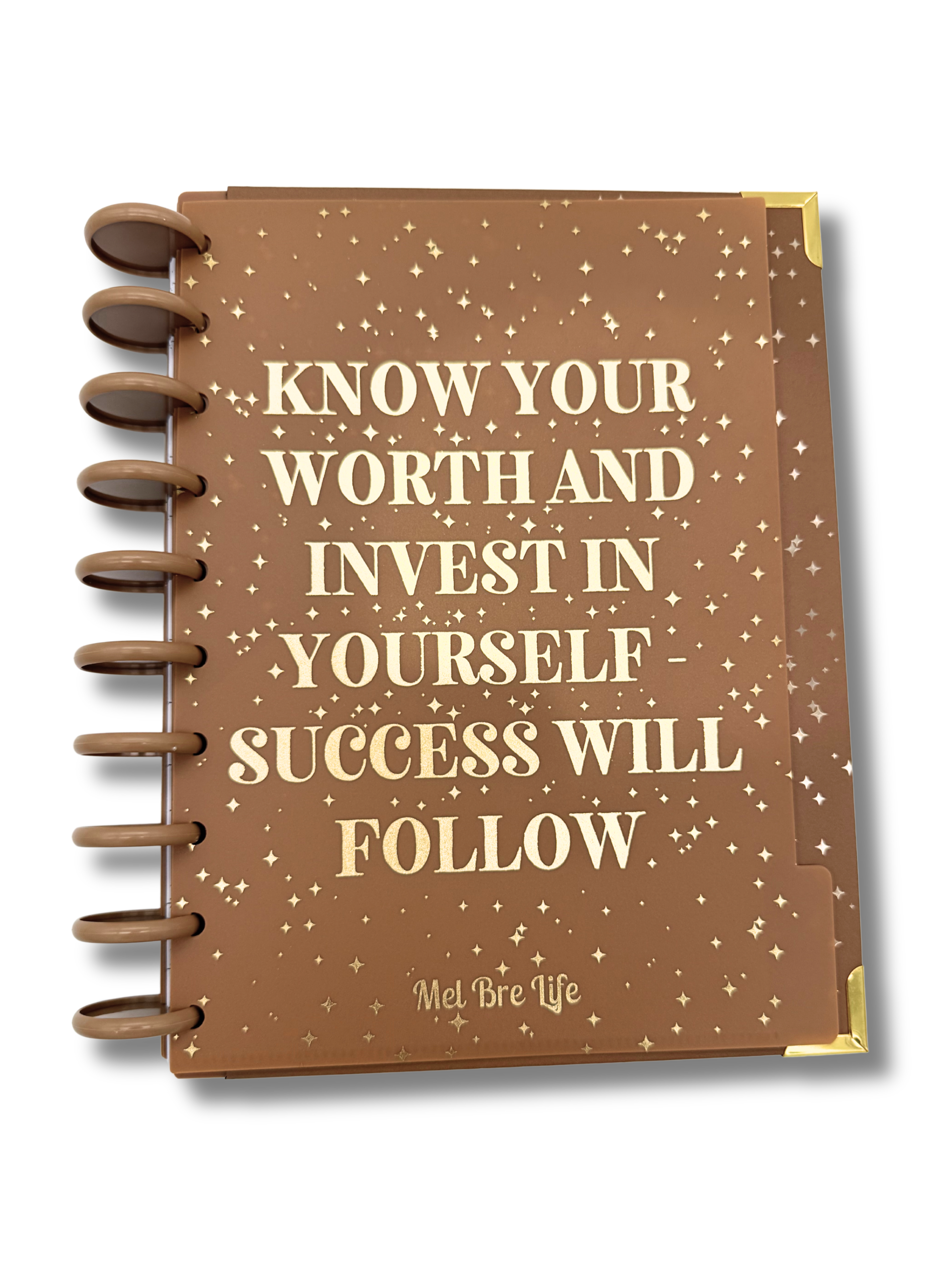 Glam Plans Collection | Luxe Motivational Planner Dividers with Pockets