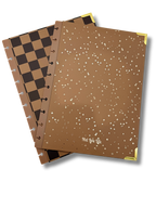 Glam Plans Planner Cover + Discs | Double-Sided Neutral Design with Gold Foil