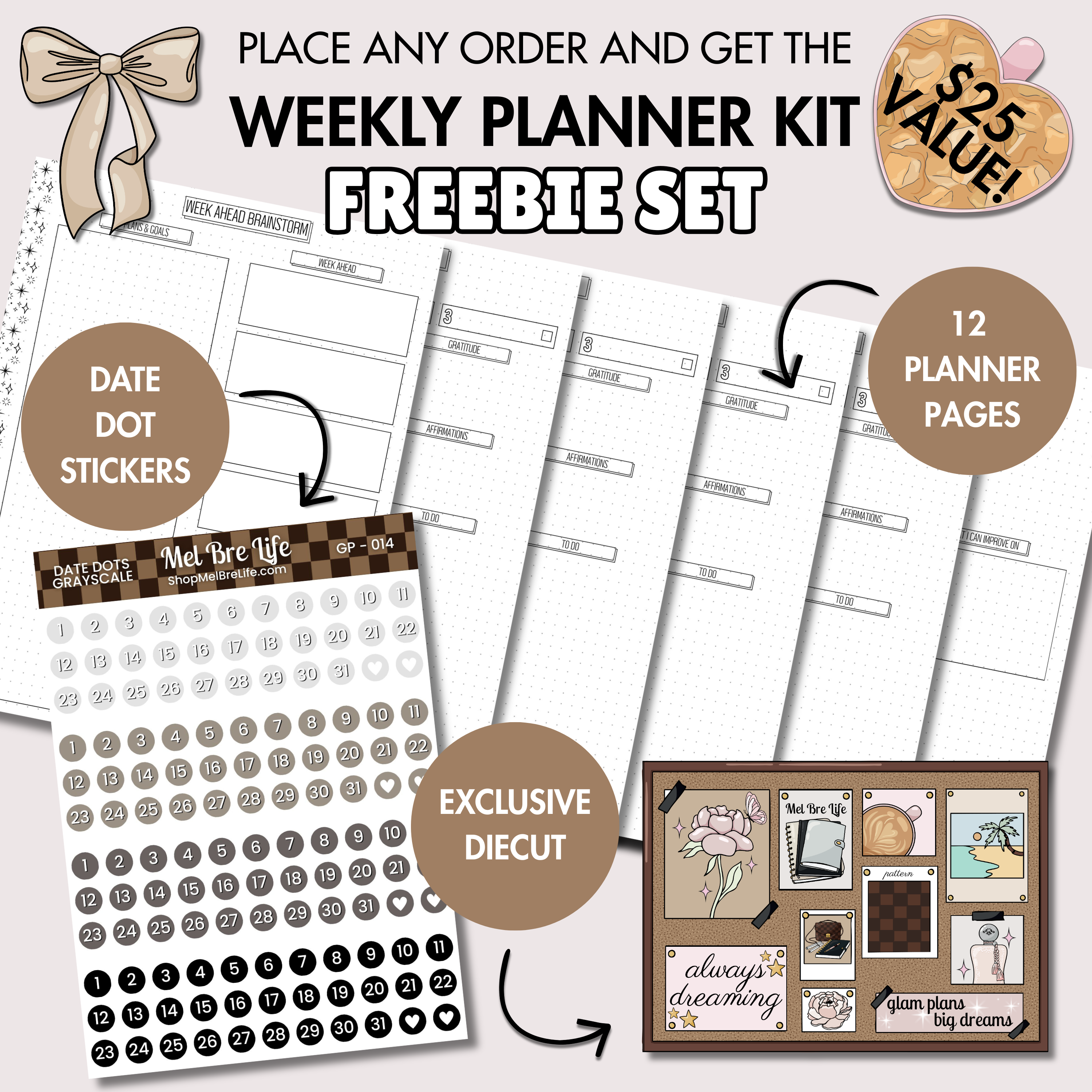 Weekly Planner Kit with EXCLUSIVE Die-Cut Freebie